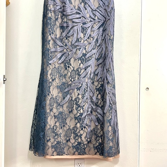 JS Collections Soutache Lace Blouson Gown - Picture 5 of 12